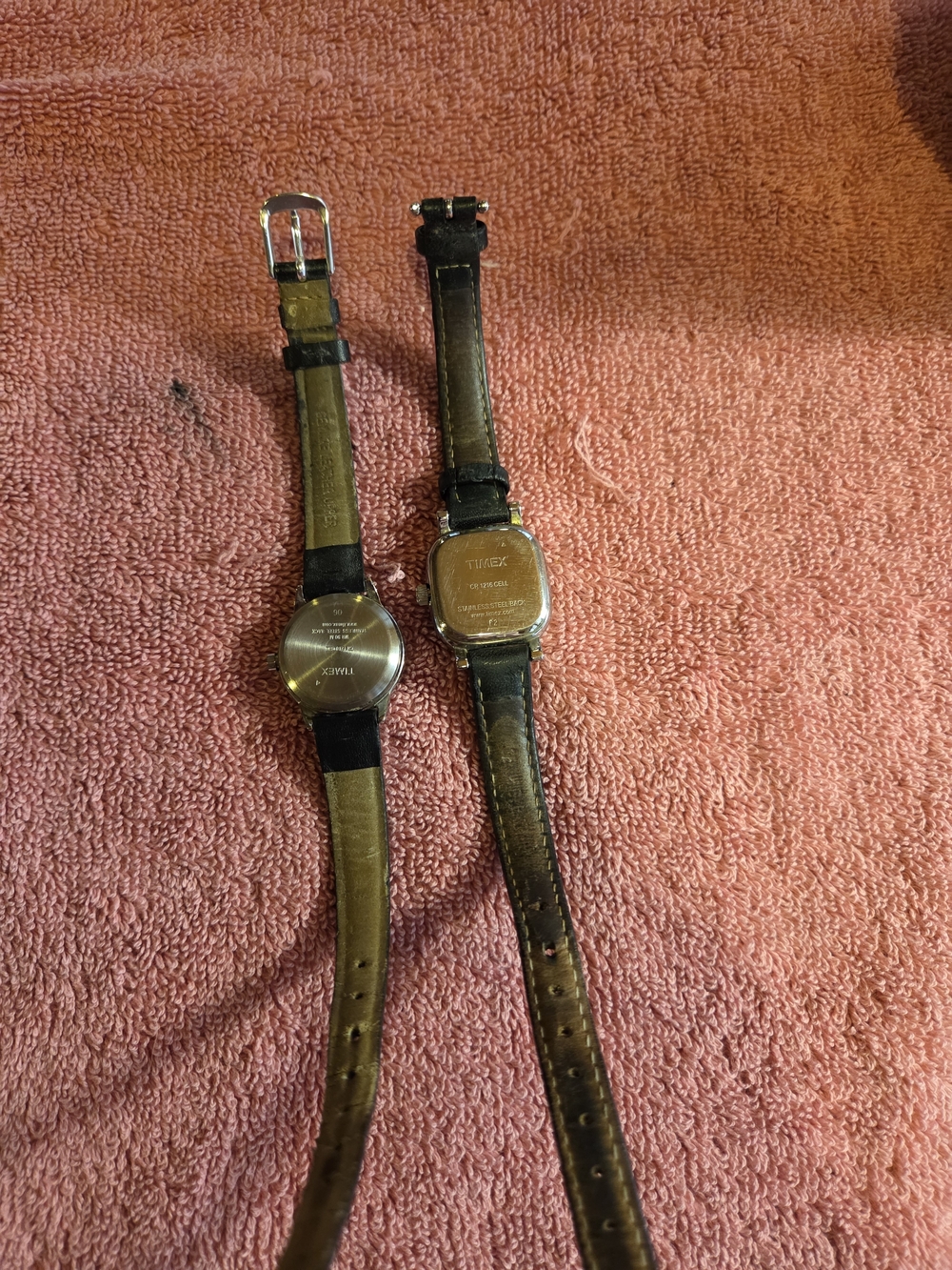 Timex Black Strap Wristwatch Duo with Black and Cream Dials - Picture 4 of 7